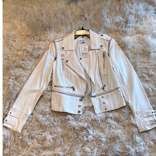 Bebe white zip - bebe, shoulder